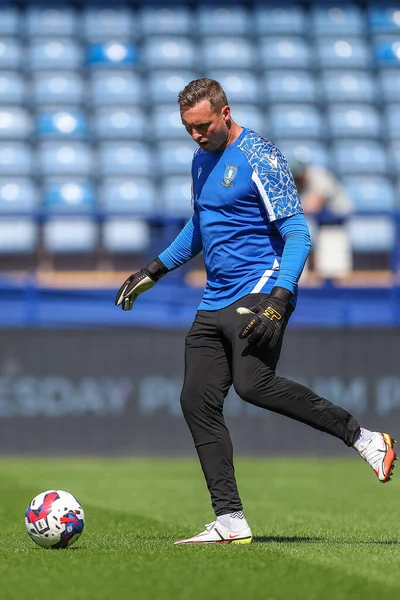 David Stockdale #31 of Sheffield Wednesday warms up ahead of kick off