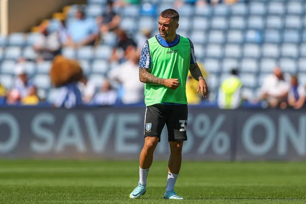 Jack Hunt Sheffield Wednesday Warms Ahead Kick — Zdjęcie stockowe