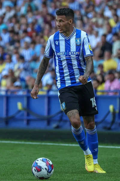 Marvin Johnson #18 of Sheffield Wednesday in action during the game 
