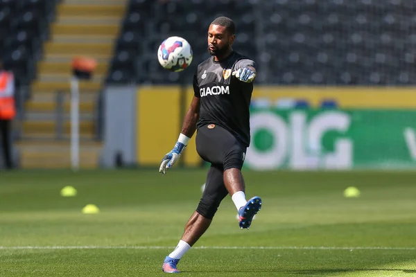 Thimothe Tutala Hull City Pre Game Warmup — Zdjęcie stockowe