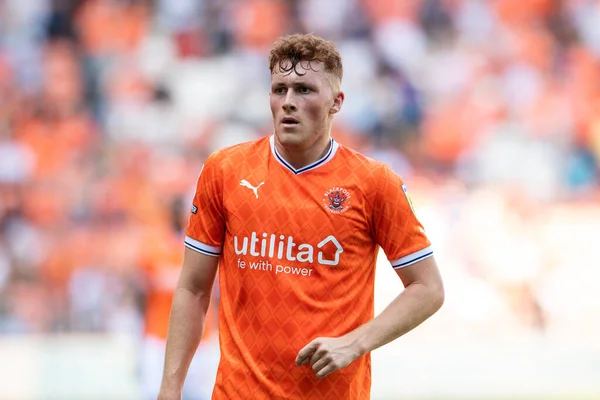 Sonny Carey #16 of Blackpool during the game