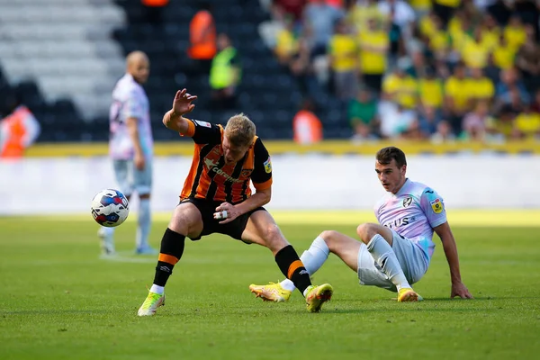 Andy Cannon Hull City Liam Gibbs Norwich City — Stockfoto