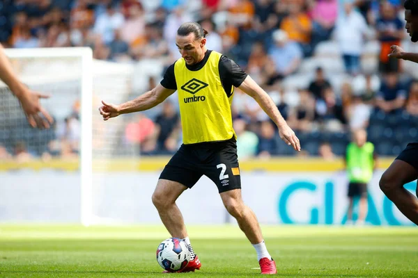 Lewis Coyle Hull City Warms Game — Stockfoto