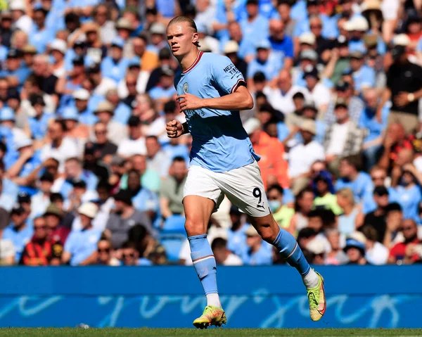 Erling Haaland Manchester City — Fotografie, imagine de stoc