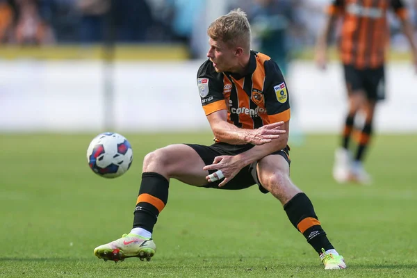Andy Cannon #14 of Hull City in action during the game 