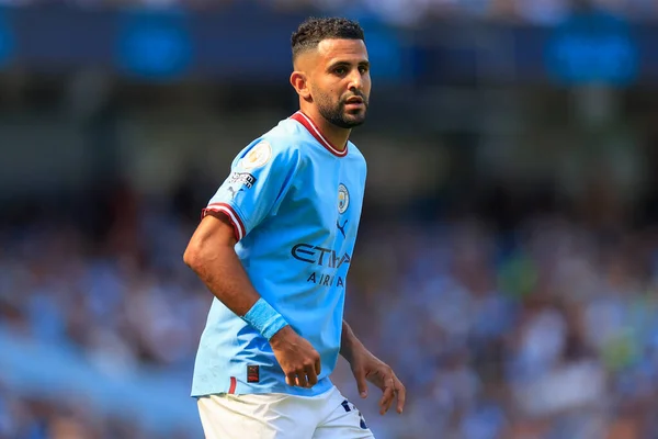 Riyad Mahrez Manchester City — Stockfoto