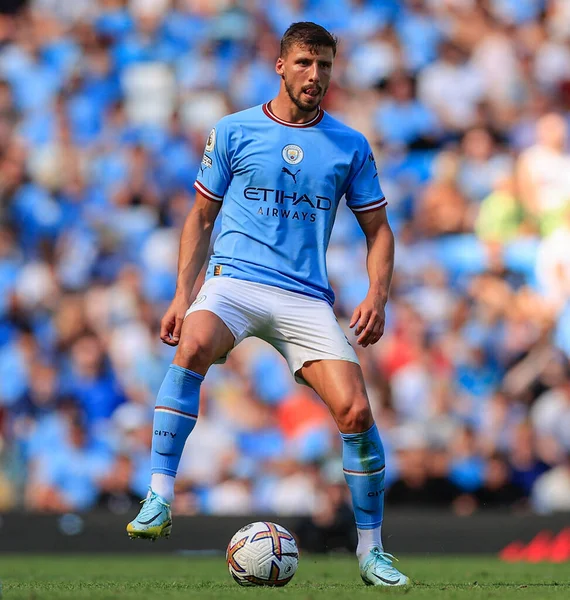 Ruben Dias Manchester City Controls Ball — Fotografie, imagine de stoc