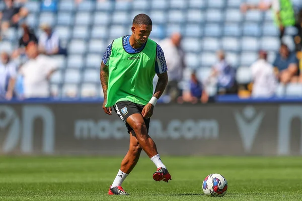 Liam Palmer Sheffield Wednesday Warms Ahead Kick — Stockfoto