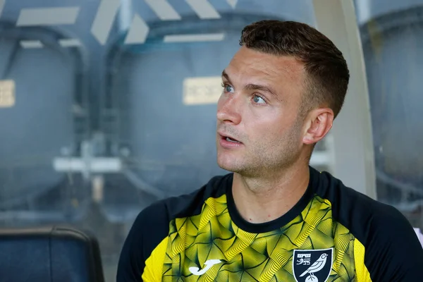 Ben Gibson #6 of Norwich City 