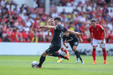 Declan Rice #41 of West Ham United takes a penalty and misses