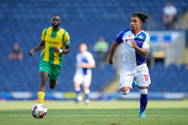 Tyrhys Dolan #10 of Blackburn Rovers  breaks away