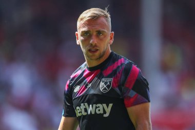 Jarrod Bowen #20 of West Ham United during the warm up