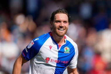 Sam Gallagher #9 of Blackburn Rovers celebrates scoring