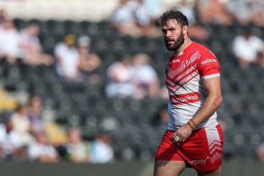 Alex Walmsley #8 of St Helens during the game 