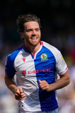 Sam Gallagher #9 of Blackburn Rovers celebrates after scoring