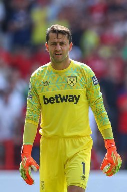 ukasz Fabiaski #1 of West Ham United during the game  