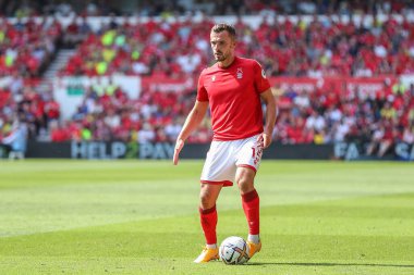 Harry Toffolo #15 of Nottingham Forest controls the ball