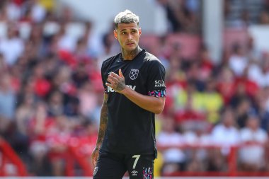 Gianluca Scamacca #7 of West Ham United during the game 