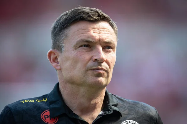 Paul Heckingbottom Manager Sheffield United Game — Photo