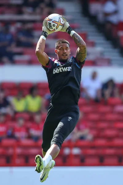 Alphonse Areola West Ham United Warms Ahead Kick — 스톡 사진