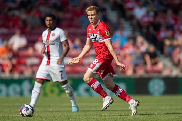 Riley Mcgree Middlesbrough Ball Game — Stockfoto