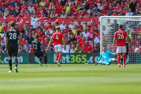 Sad Benrahma #22 of West Ham United scores a goal to make it 0-1 which is later ruled out  