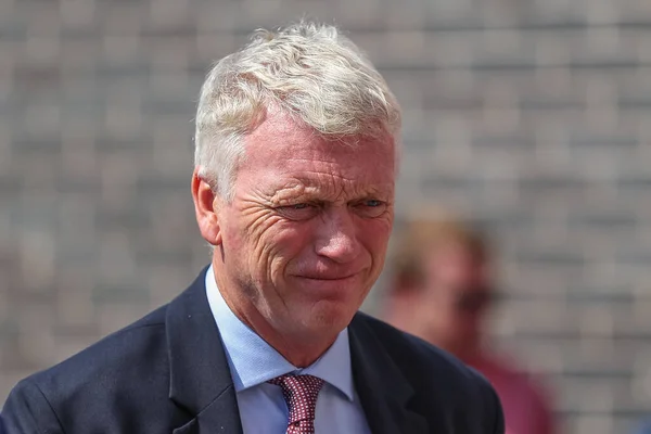 David Moyes Manager West Ham United Arrives Game Prior Kick — Fotografia de Stock