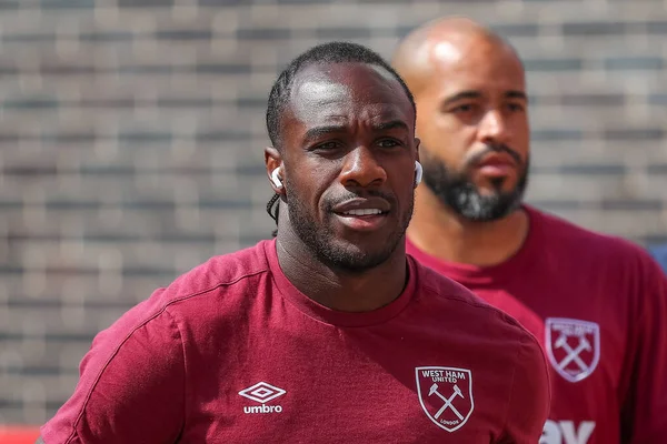 Michail Antonio West Ham United Arrives Game Prior Kick — Stockfoto