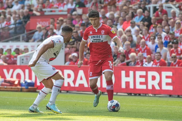 Ryan Giles #3 of Middlesbrough on the ball during the first half 