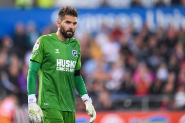 Bartosz Bia?kowski #33 of Millwall during the game