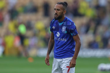 Sorba Thomas #7 of Huddersfield Town during the warm up
