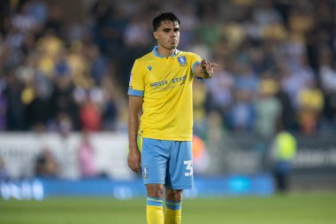 Reece James #33 of Sheffield Wednesday gestures and reacts during the game 