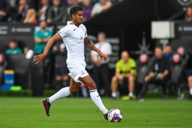 Kyle Naughton #26 of Swansea City in action during the game 