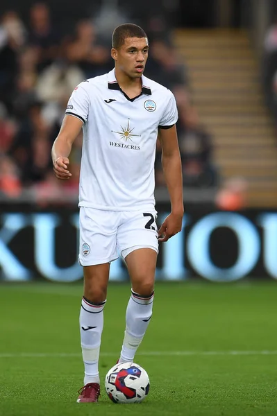 Nathan Wood Swansea City Action Game — Stockfoto