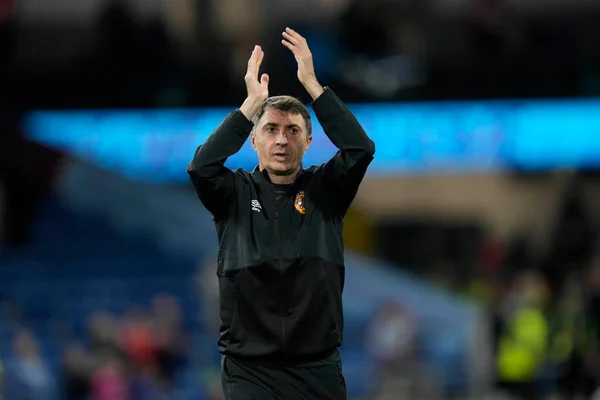 Shota Arveladze Manager Hull City Salutes Fans Match — Fotografia de Stock