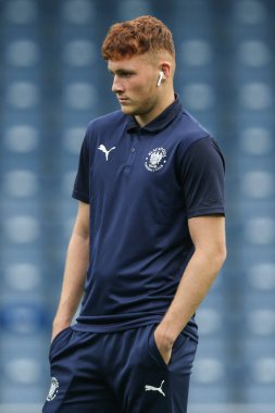 Sonny Carey #16 of Blackpool on arrival