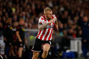 Oliver McBurnie #9 of Sheffield United 