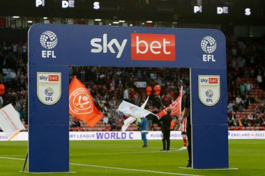 A sky bet EFL championship branded board