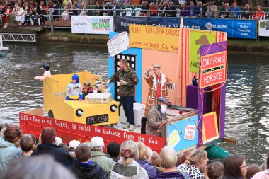 An Only Fools & Horses themed float seen at the fete. 
