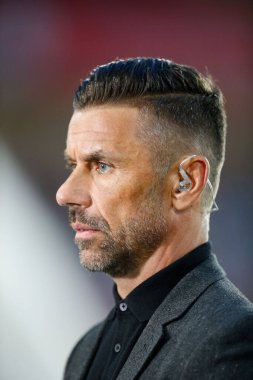 Kevin Phillips in attendance working for sky sports