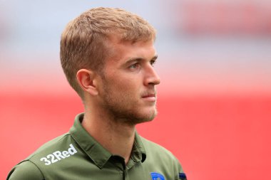 Riley McGree #8 of Middlesbrough during the pitch walkabout