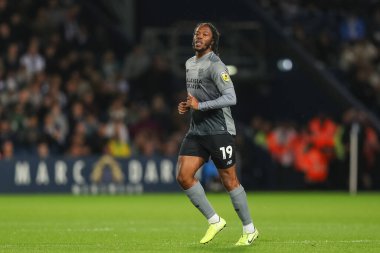 Romaine Sawyers #19 of Cardiff City  makes his return to The Hawthorns after his transfer to Cardiff