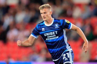 Marcus Forss #21 of Middlesbrough in action during the game