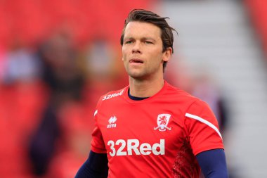 Jonathan Howson #16 of Middlesbrough during the warm up for the game