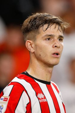 James McAtee #28 of Sheffield United 