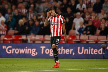 Max Lowe #13 of Sheffield United 