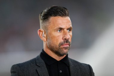 Kevin Phillips in attendance working for sky sports