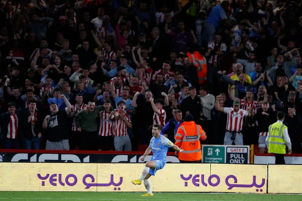 Lynden Gooch Sunderland Celebrates Scoring Goal Make — Stockfoto