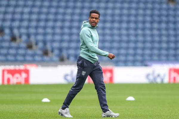 Grady Diangana West Bromwich Albion Arrives Game Ahead Kick — Stockfoto