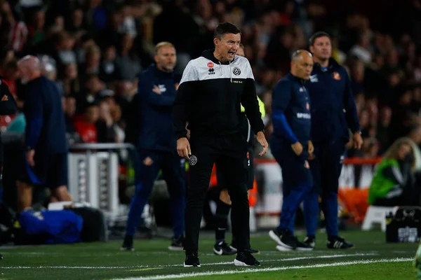 Paul Heckingbottom Manager Sheffield United — Foto Stock